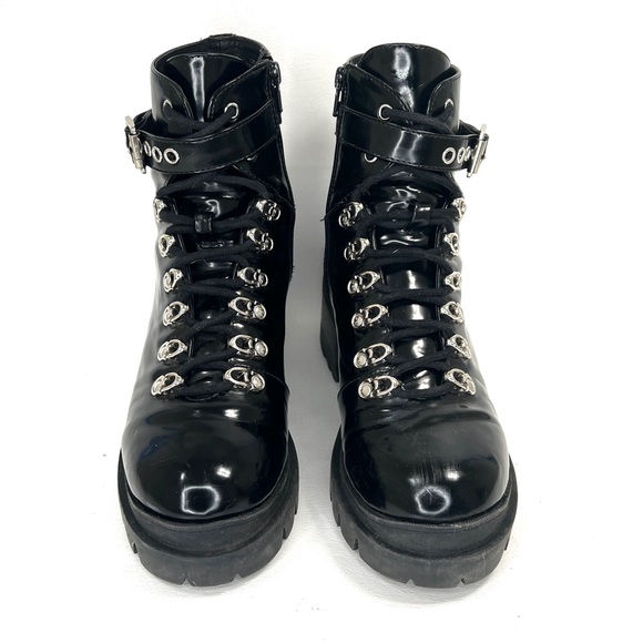 Jeffrey Campbell Czech Platform Combat Boots, Size 8 - Picture 5 of 10